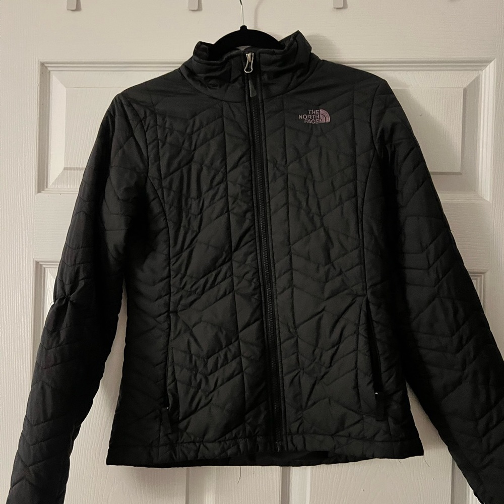 Charcoal gray North Face jacket small